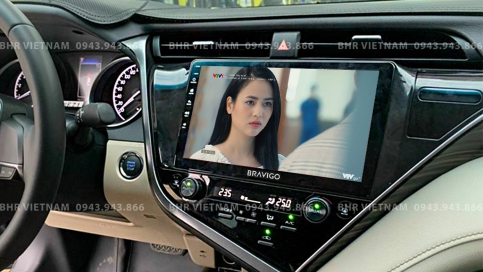 Màn hình DVD Android liền camera 360 xe Toyota Camry 2019 - nay | Bravigo Ultimate (6G+128G)  